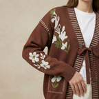 Floral Knit Cardigan
