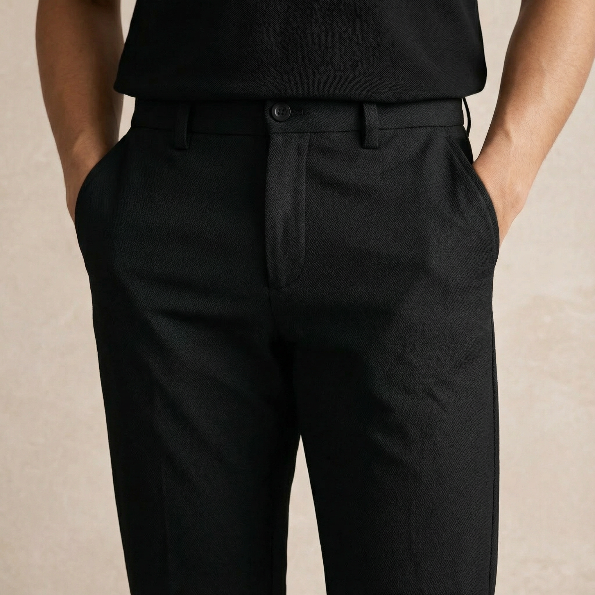 Men’s Formal Pants Classic Tailored Slim-Fit