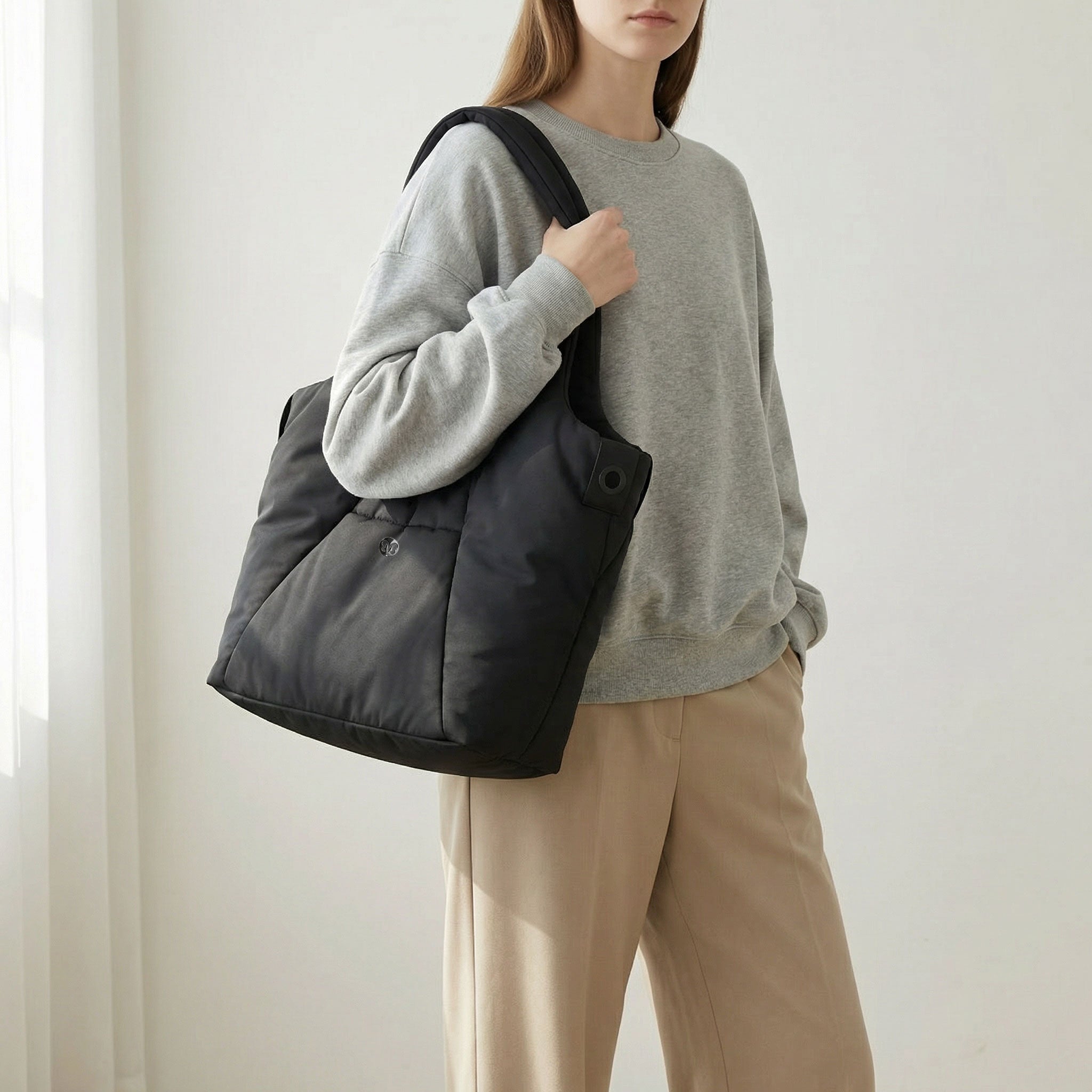 Quilted Padded Tote Bag