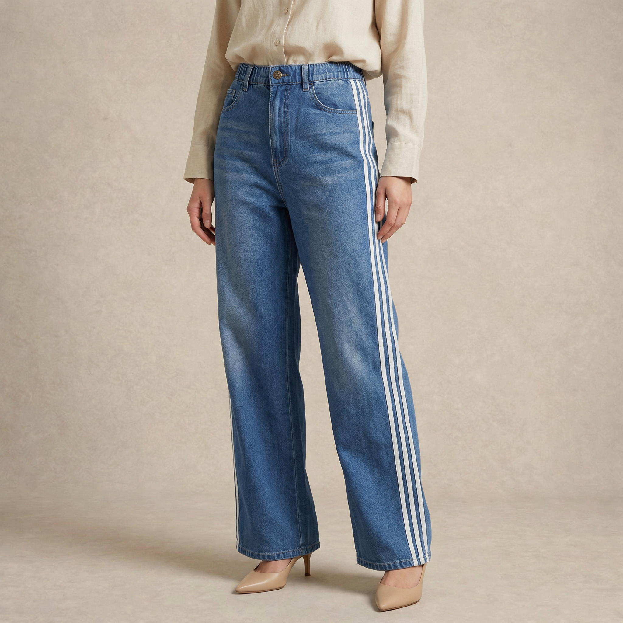 Relaxed Wide-Leg Fit Jeans