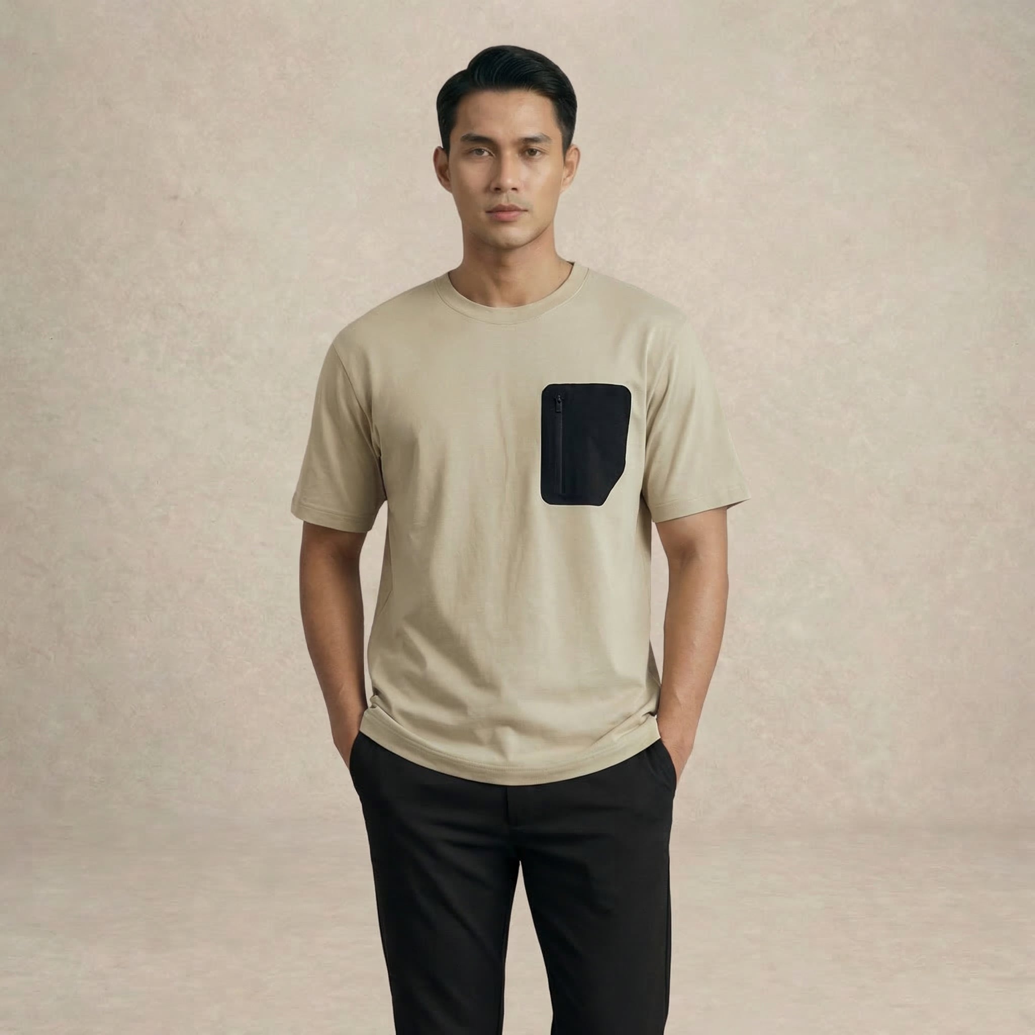 Black Chest Pocket T-Shirt