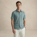Men Front Snap-Button Shirt