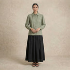 Narrow Stripes Casual Blouse