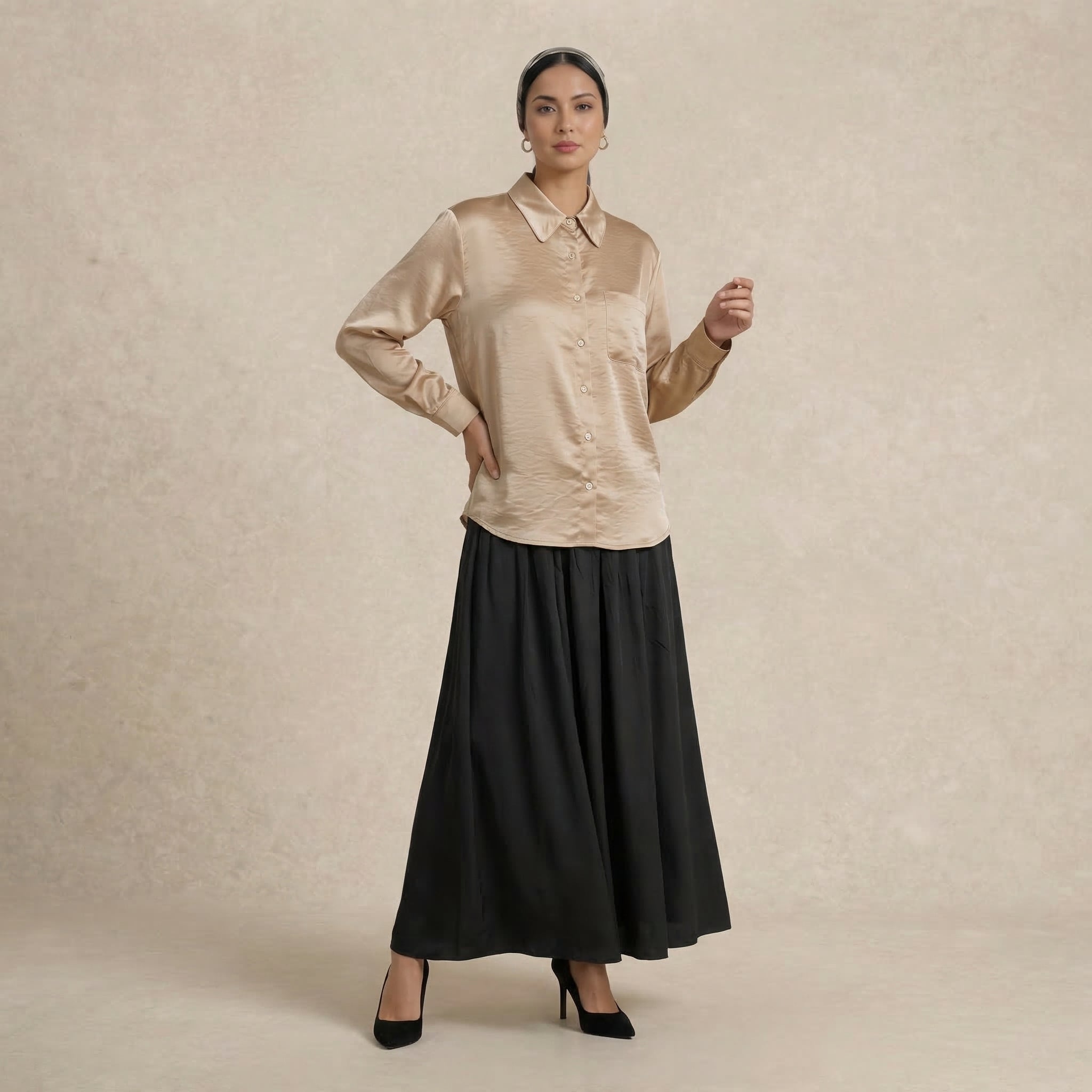 Satin Silky Texture Shirt