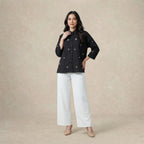 Embroidered Floral Blouse
