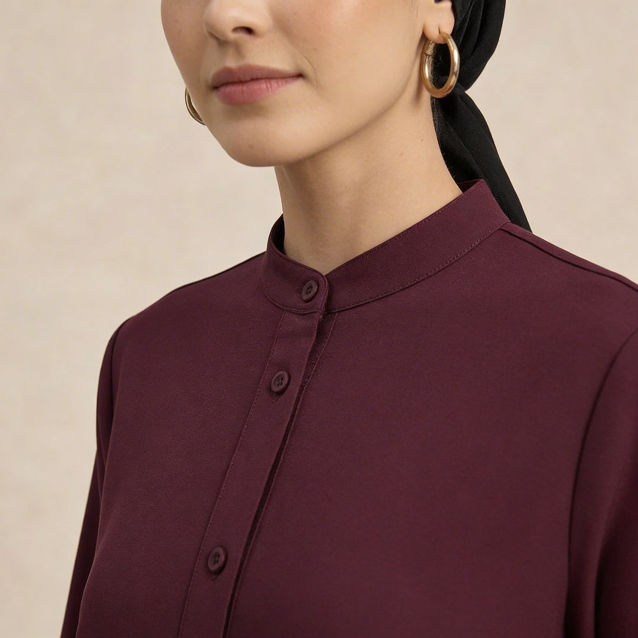 Modest Fit Long Shirt Tunic