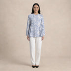 Peplum Semi-Fitted Blouse