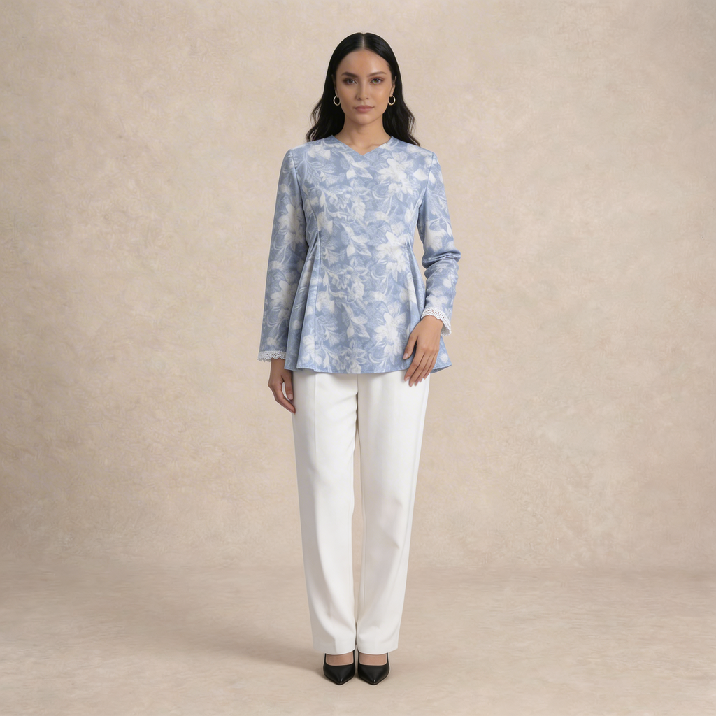 Peplum Semi-Fitted Blouse