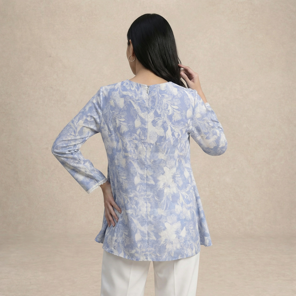 Peplum Semi-Fitted Blouse