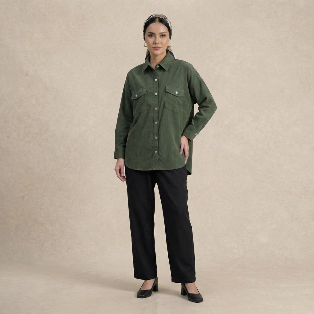 Corduroy Shirt Jacket