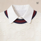 Textured Knit Collar Top