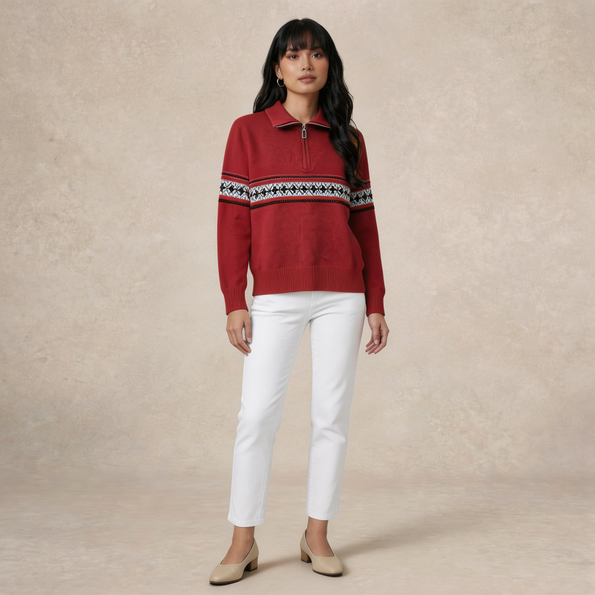 Nordic Zip Knitwear
