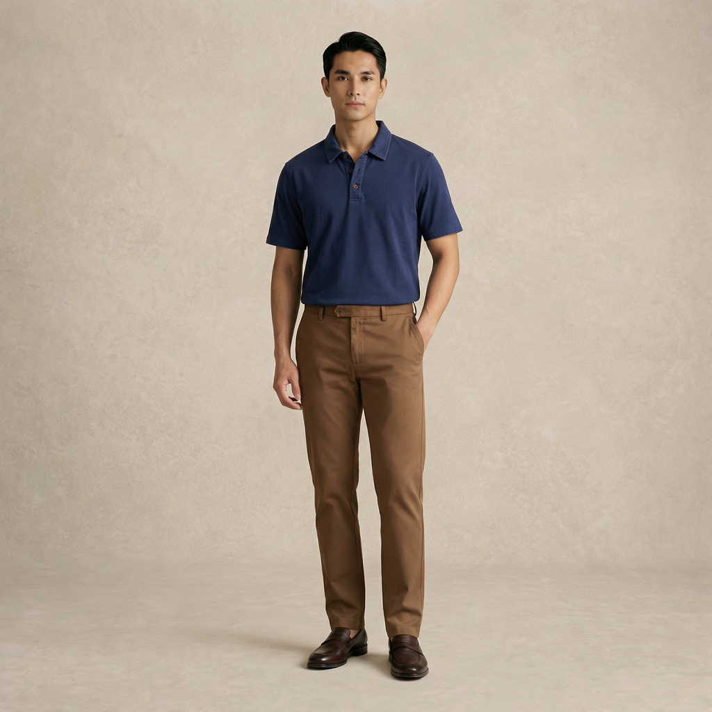 Vintage Washed Polo Tee