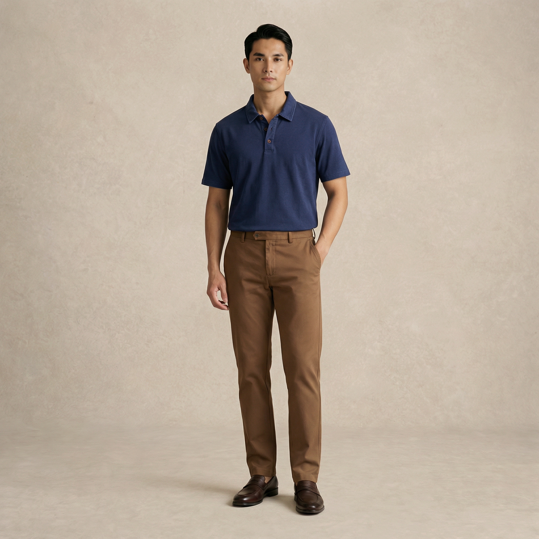 Vintage Washed Polo Tee