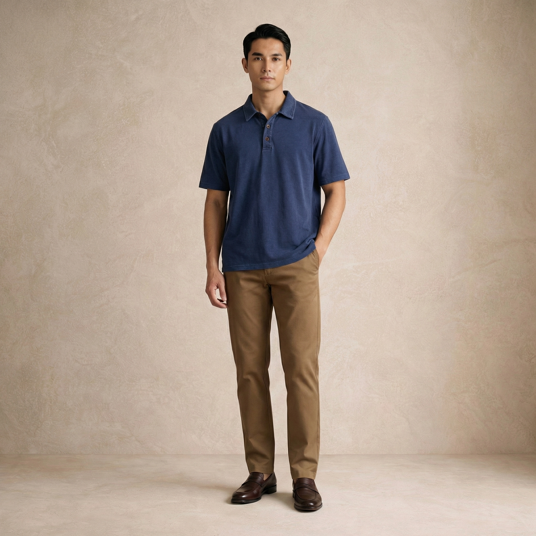 Vintage Washed Polo Tee