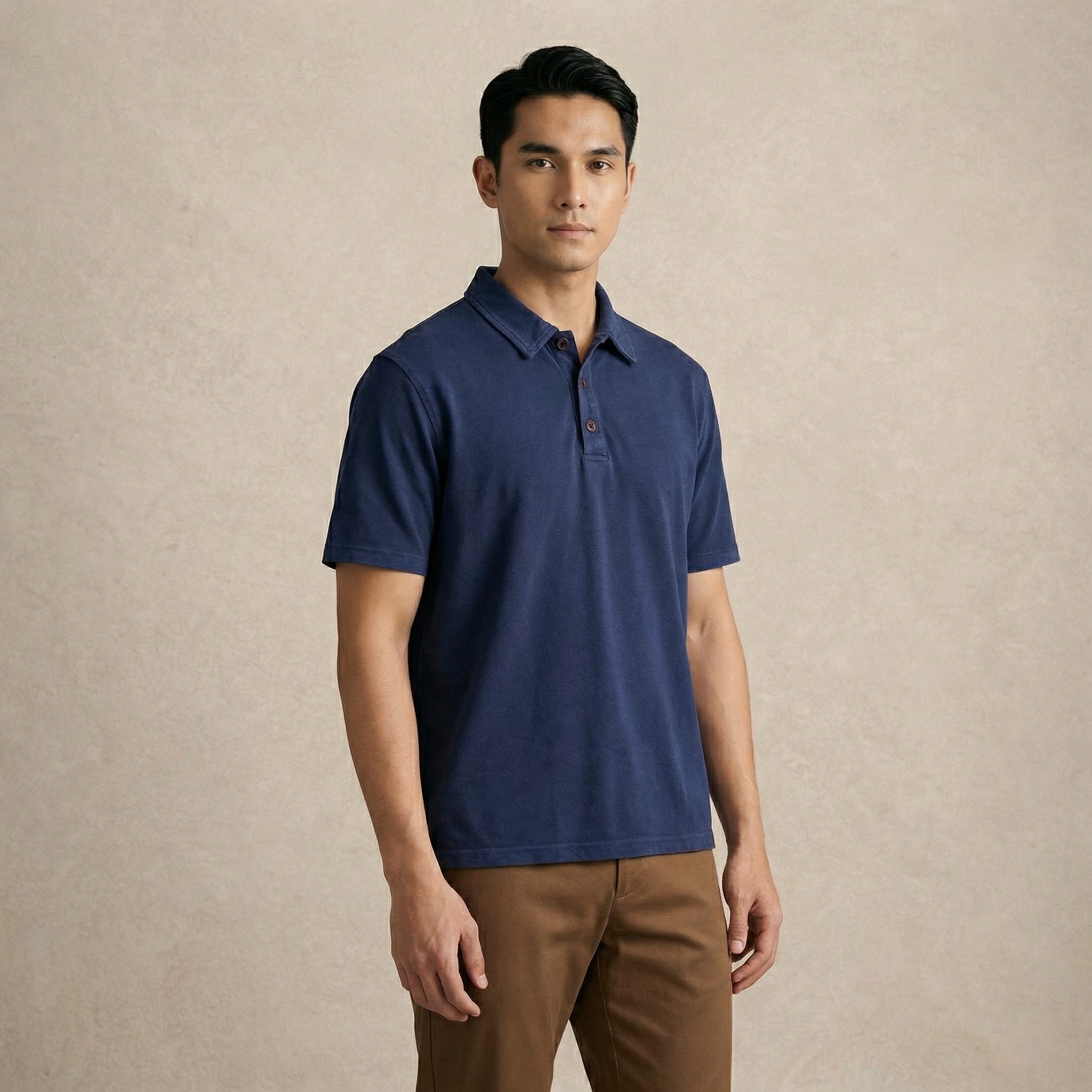 Vintage Washed Polo Tee