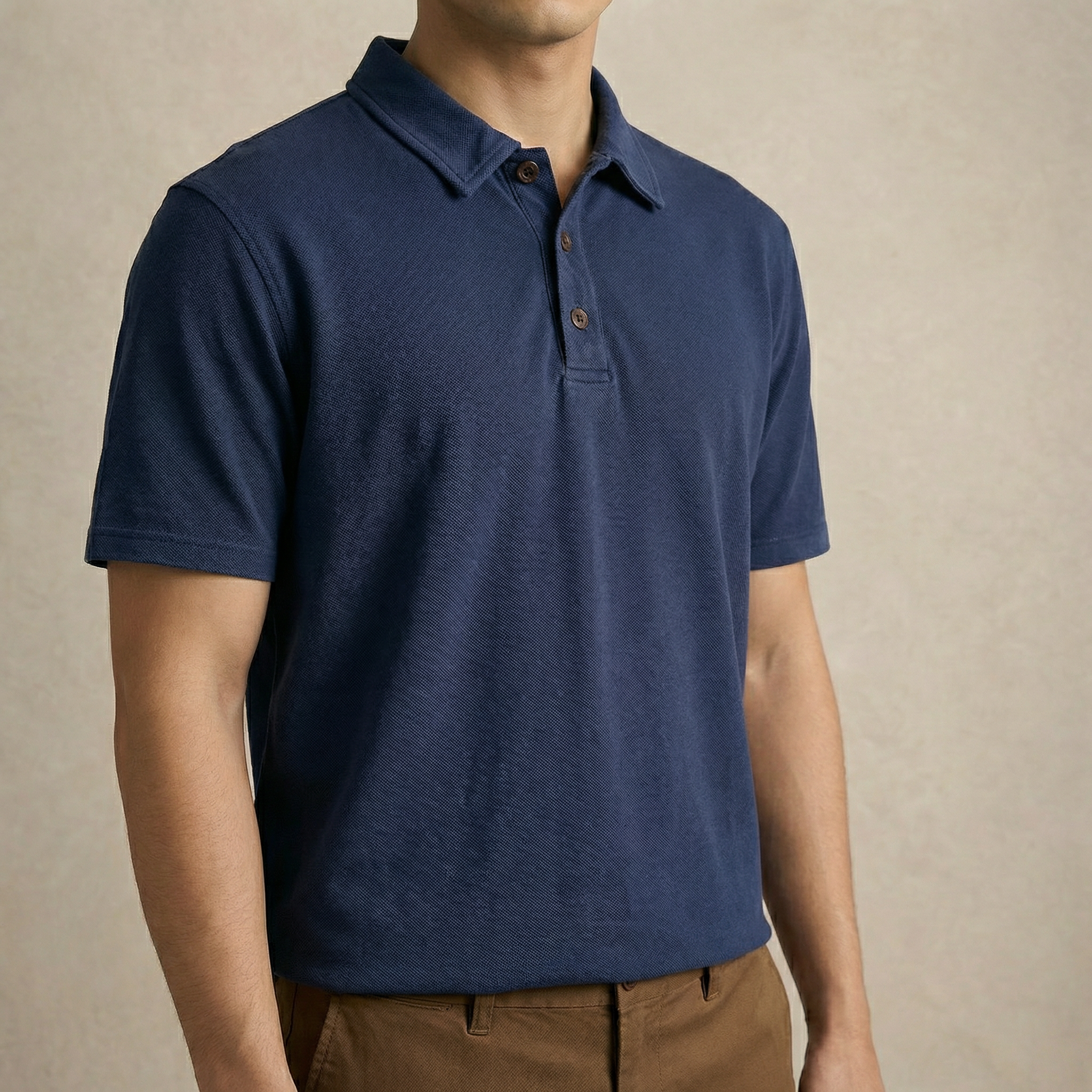 Vintage Washed Polo Tee