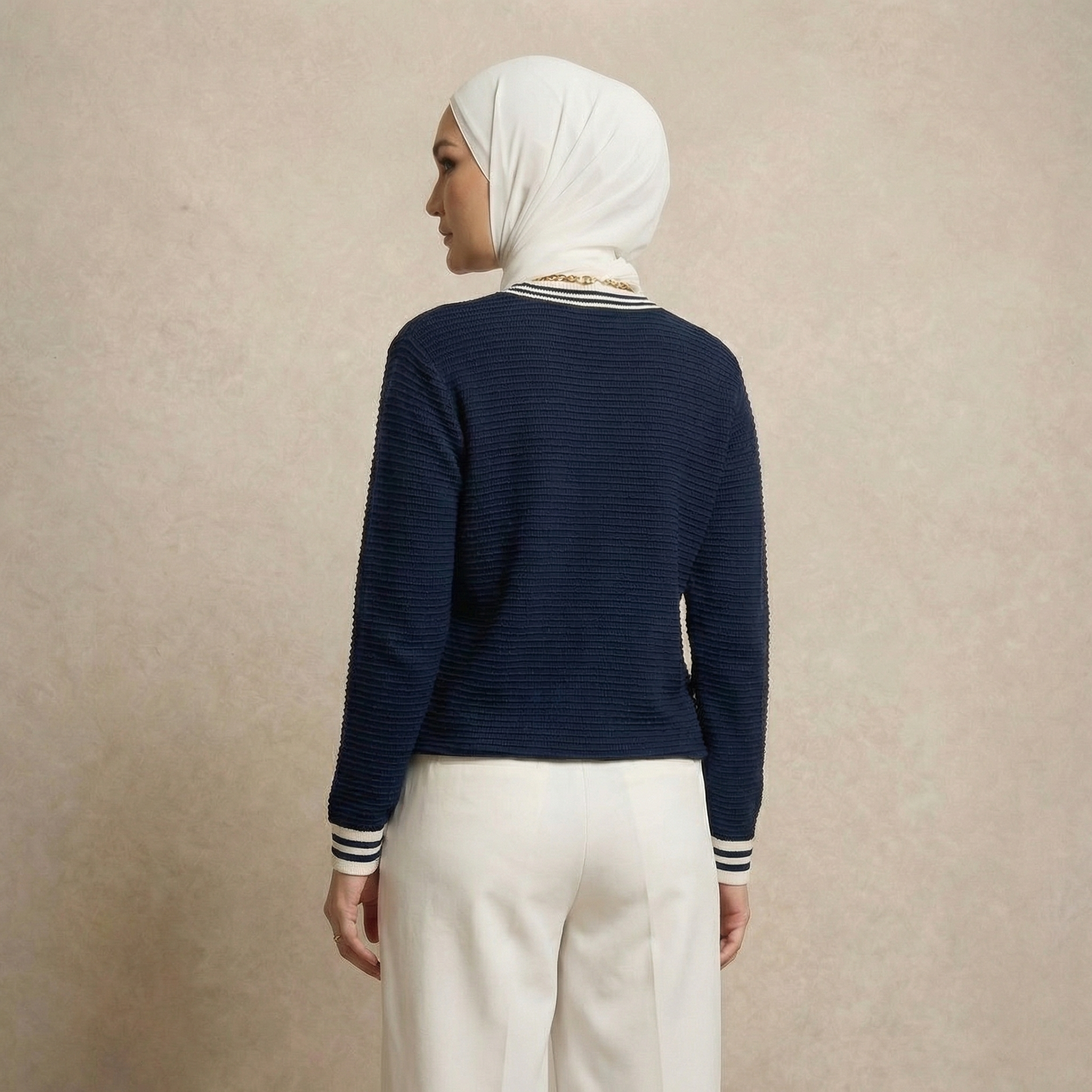 Heritage Crest Knit Sweatshirt