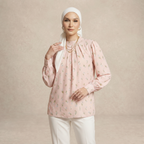 Classic Blush Garden Blouse