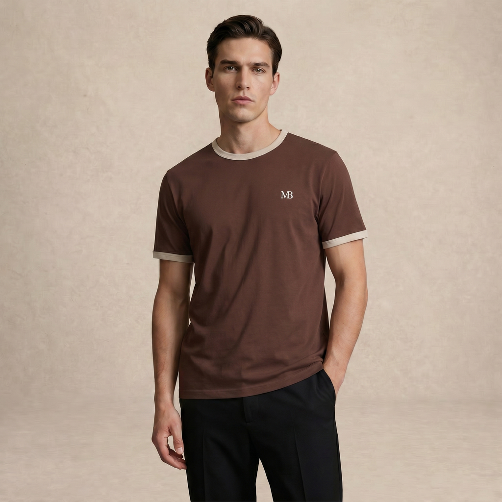 Classic Ringer Minimal T-Shirt
