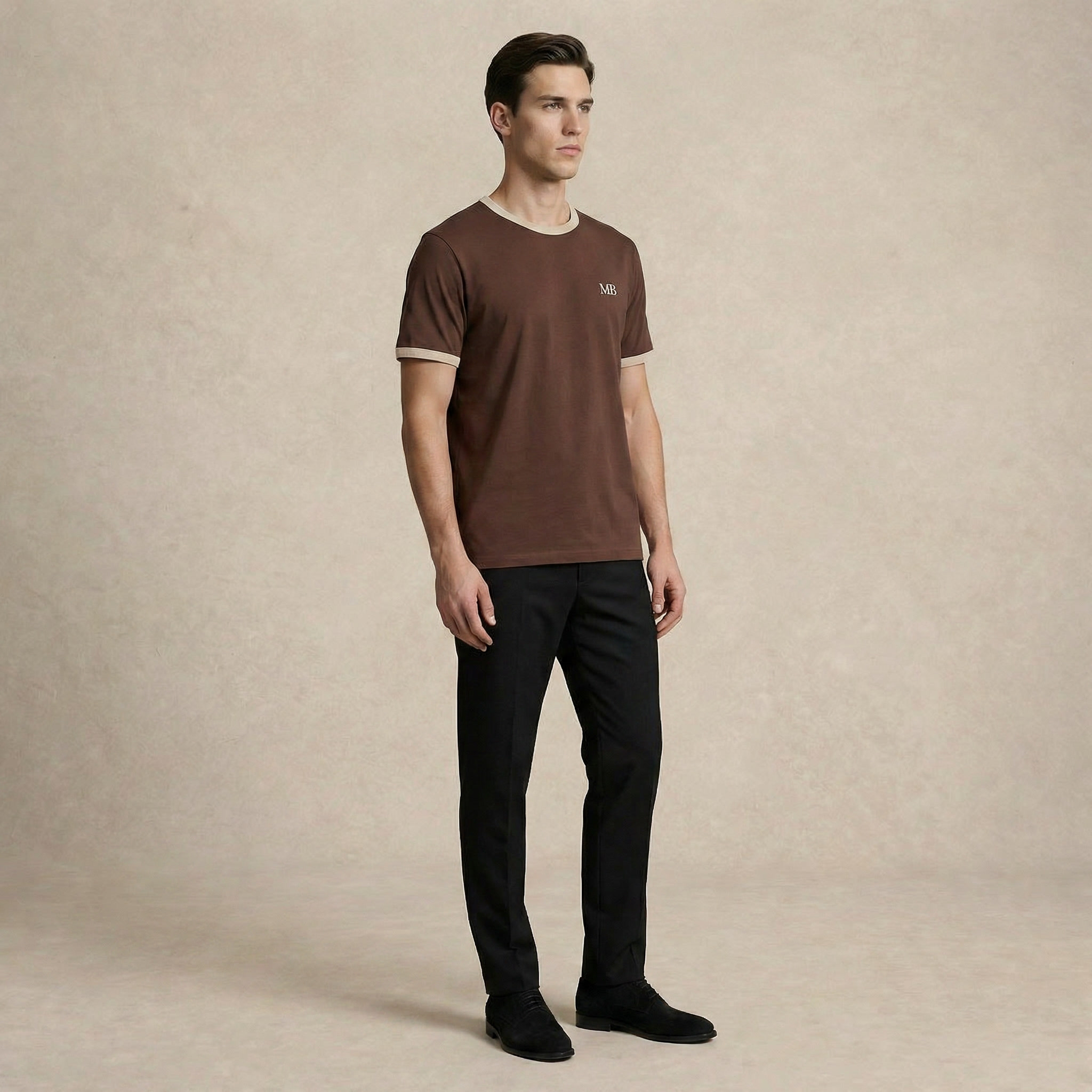 Classic Ringer Minimal T-Shirt