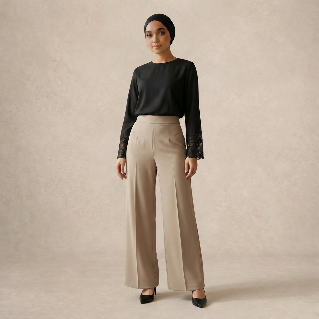 Casual Wide Leg Pants