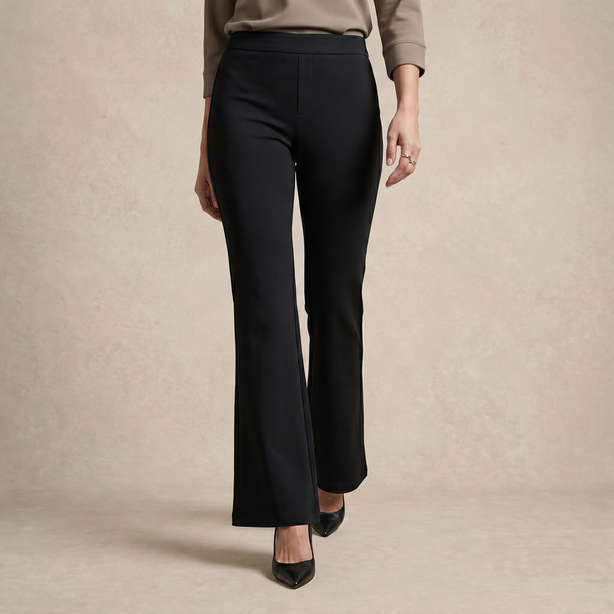 Ladies Flare Cut Pants
