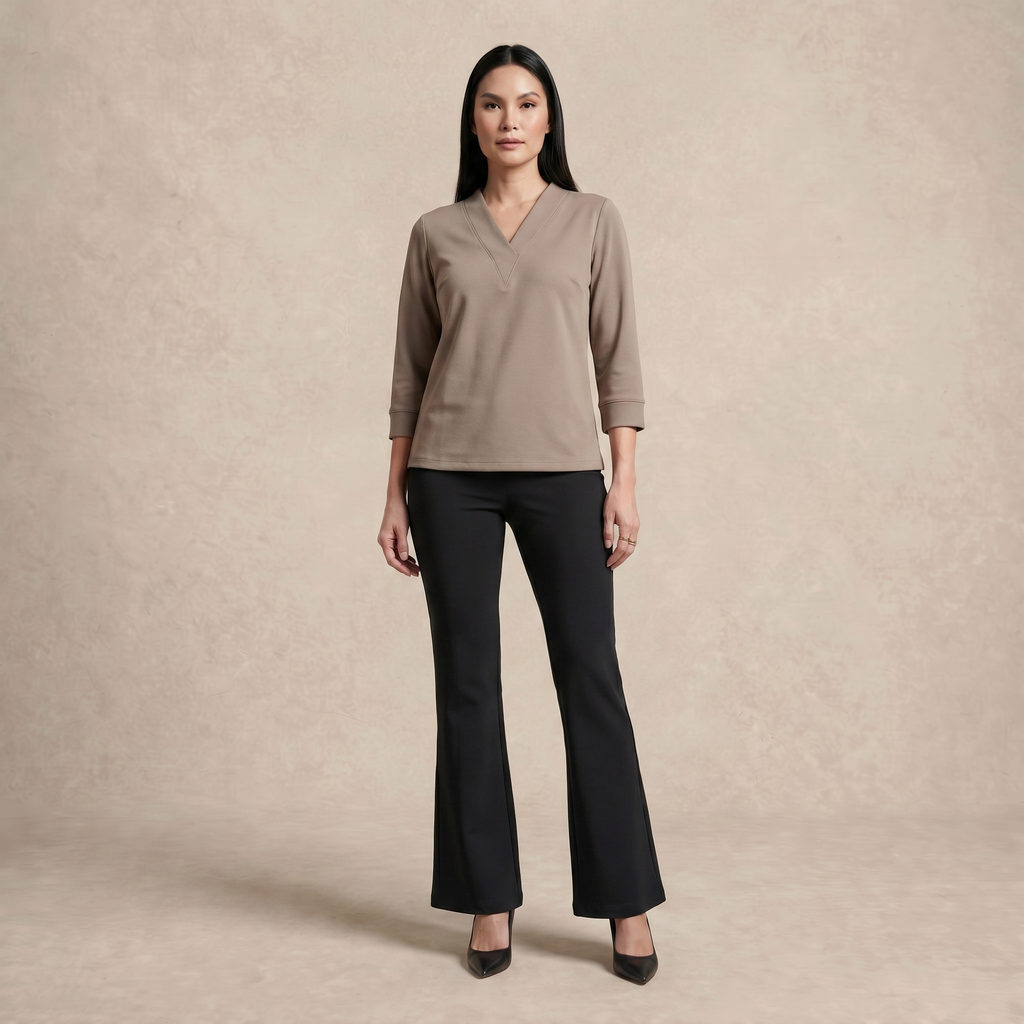 Ladies Flare Cut Pants