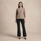 Ladies Flare Cut Pants