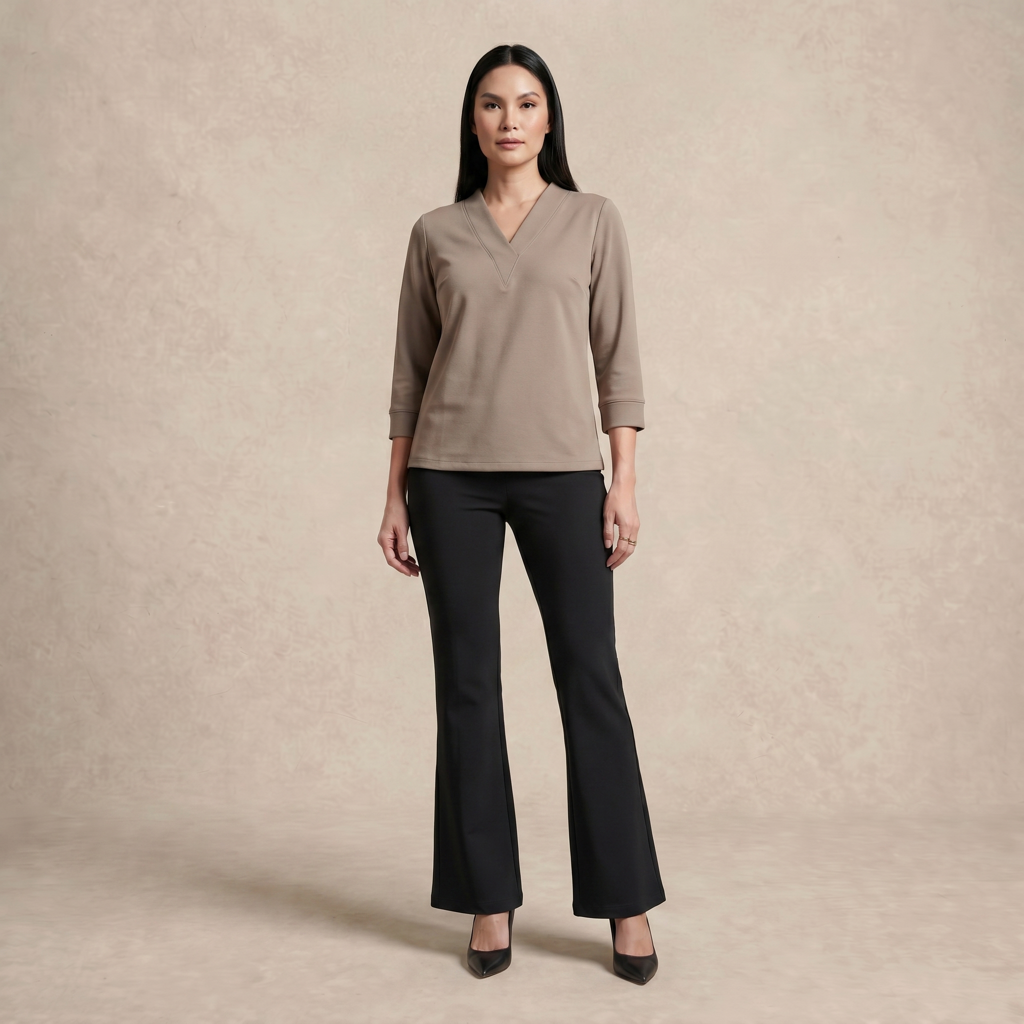 Ladies Flare Cut Pants