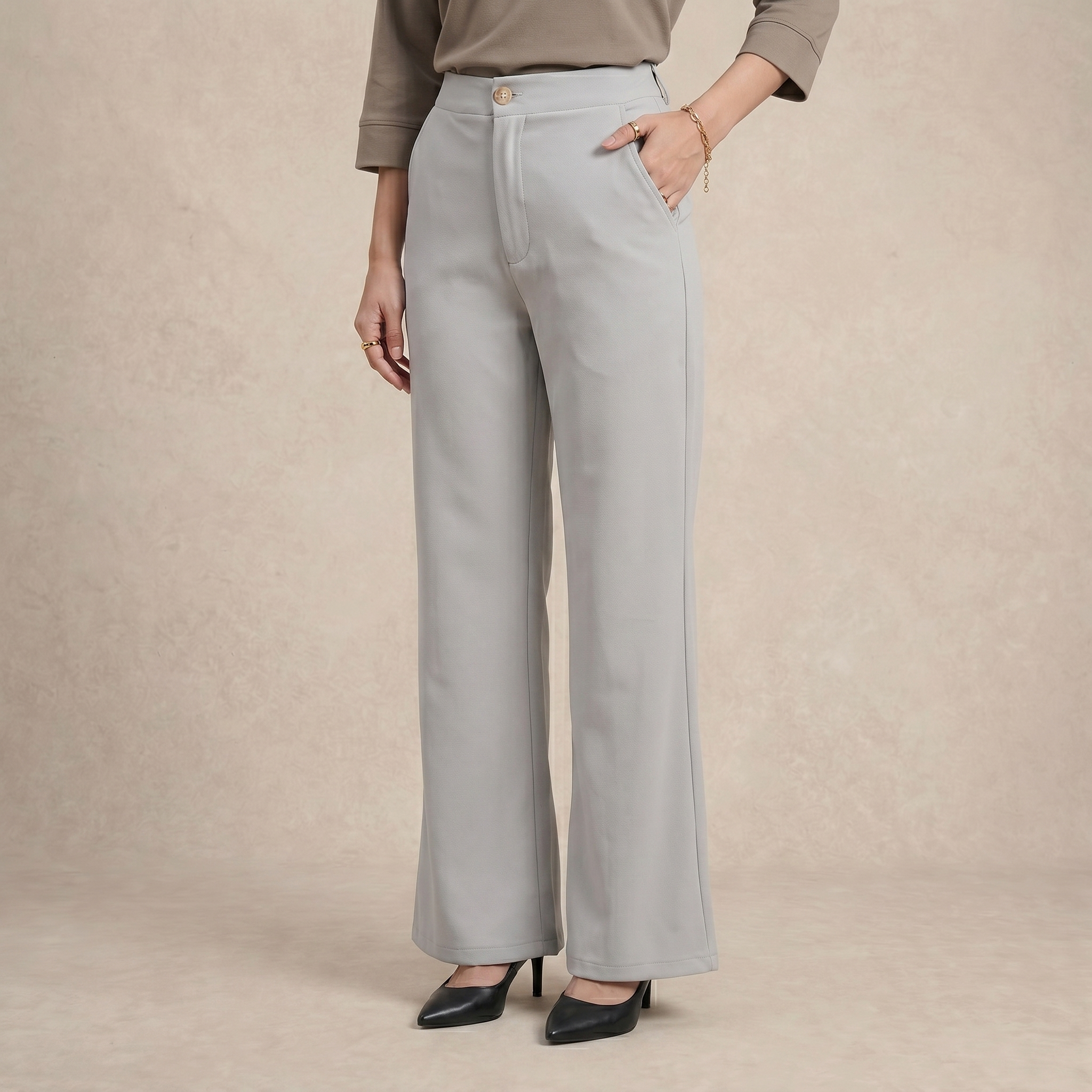 Ladies Casual Pants Regular Fit
