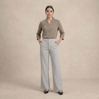Ladies Casual Pants Regular Fit