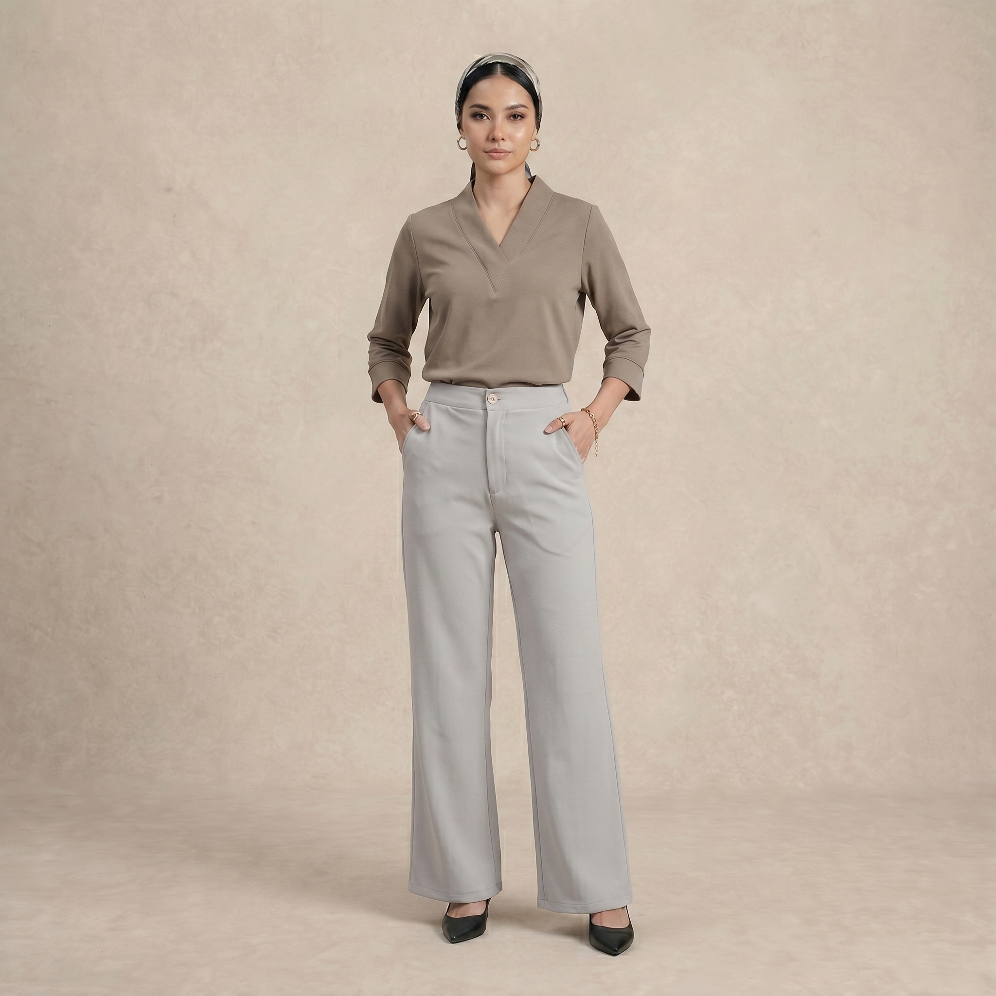 Ladies Casual Pants Regular Fit