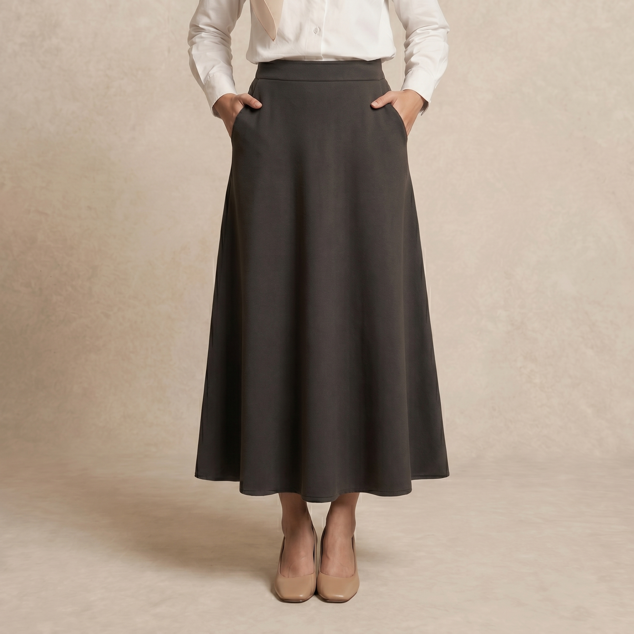 Spandex Flare Skirt