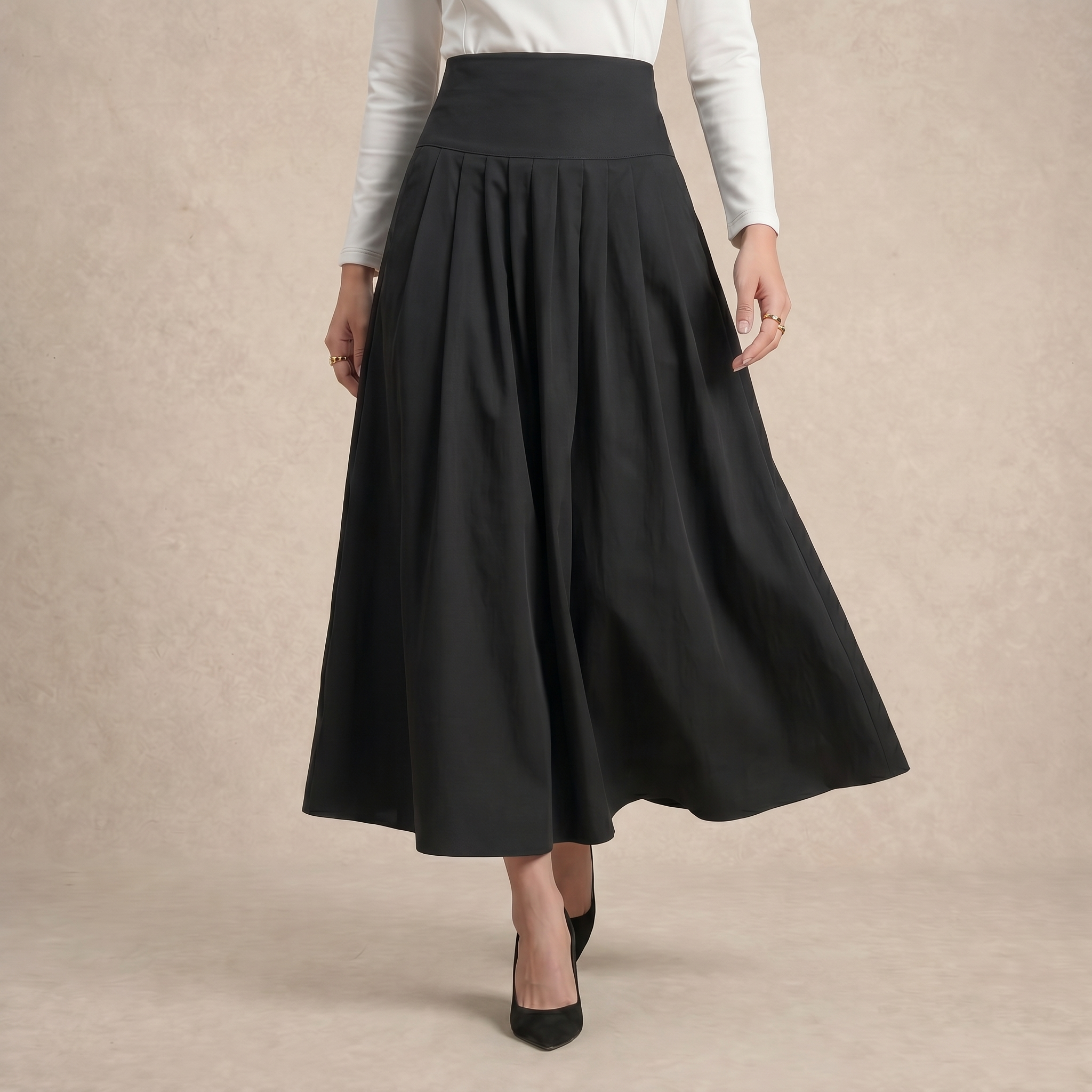 High Waist Casual Skirt