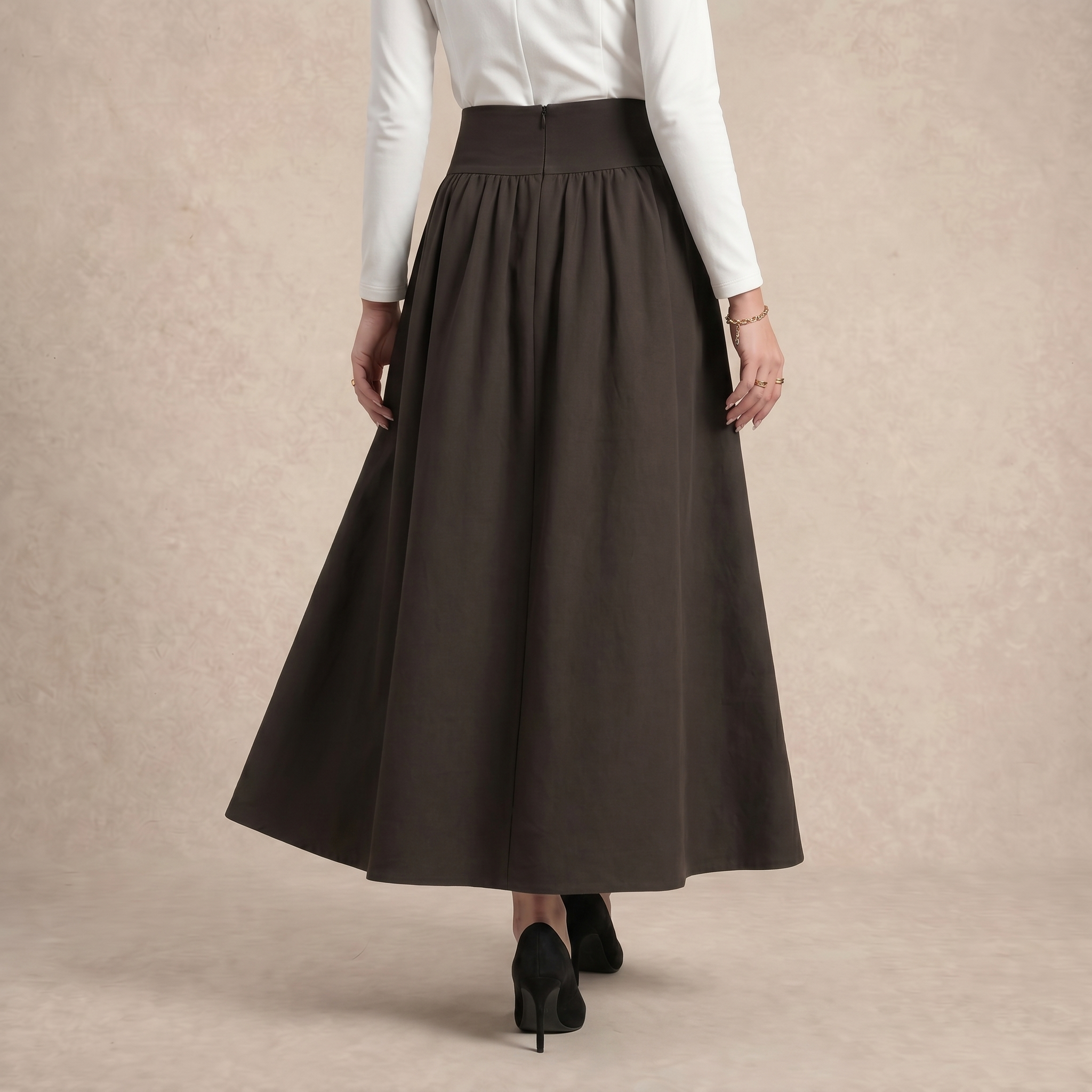 High Waist Casual Skirt