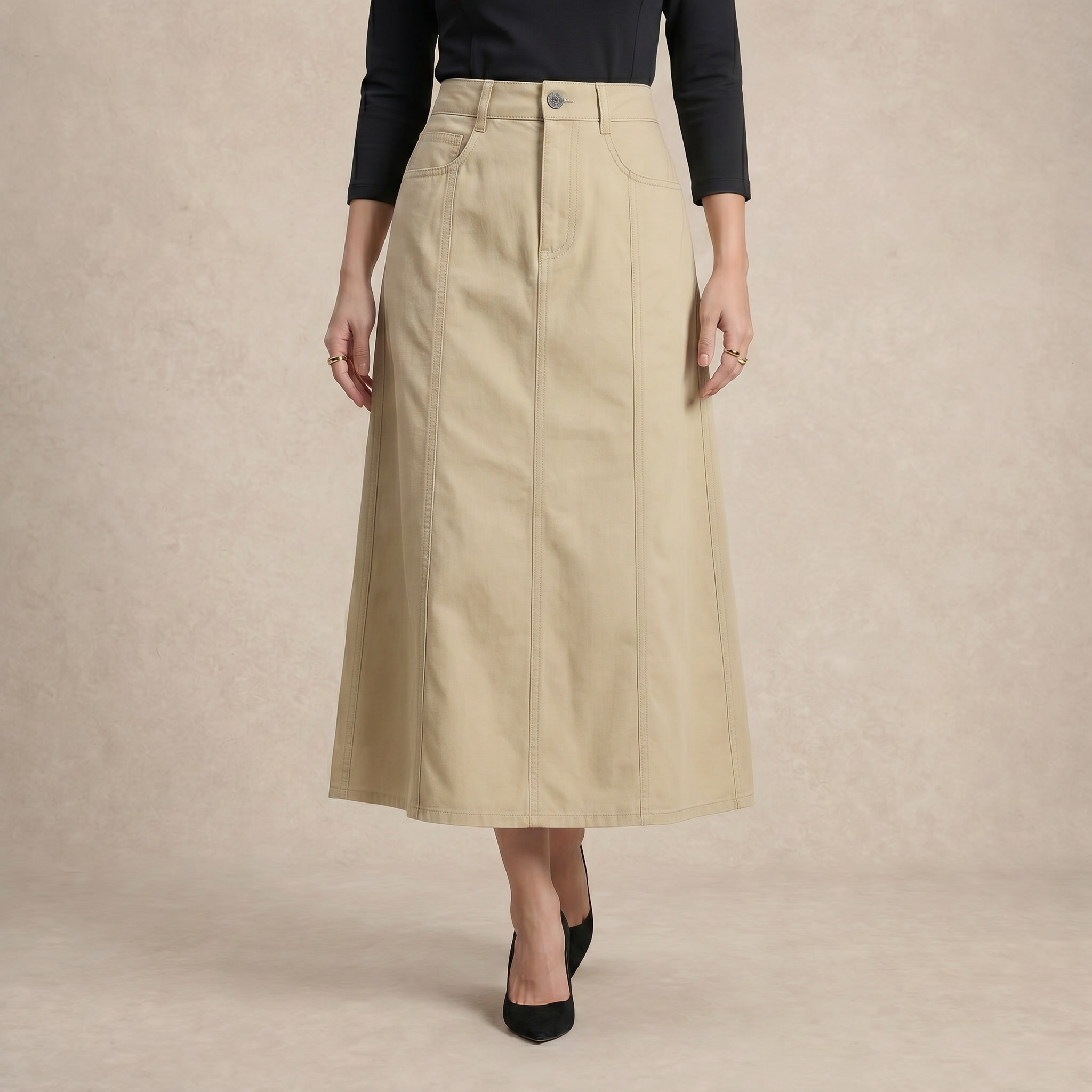A-Line Belt Loop Skirt