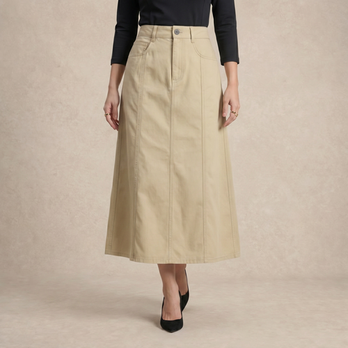 A-Line Belt Loop Skirt
