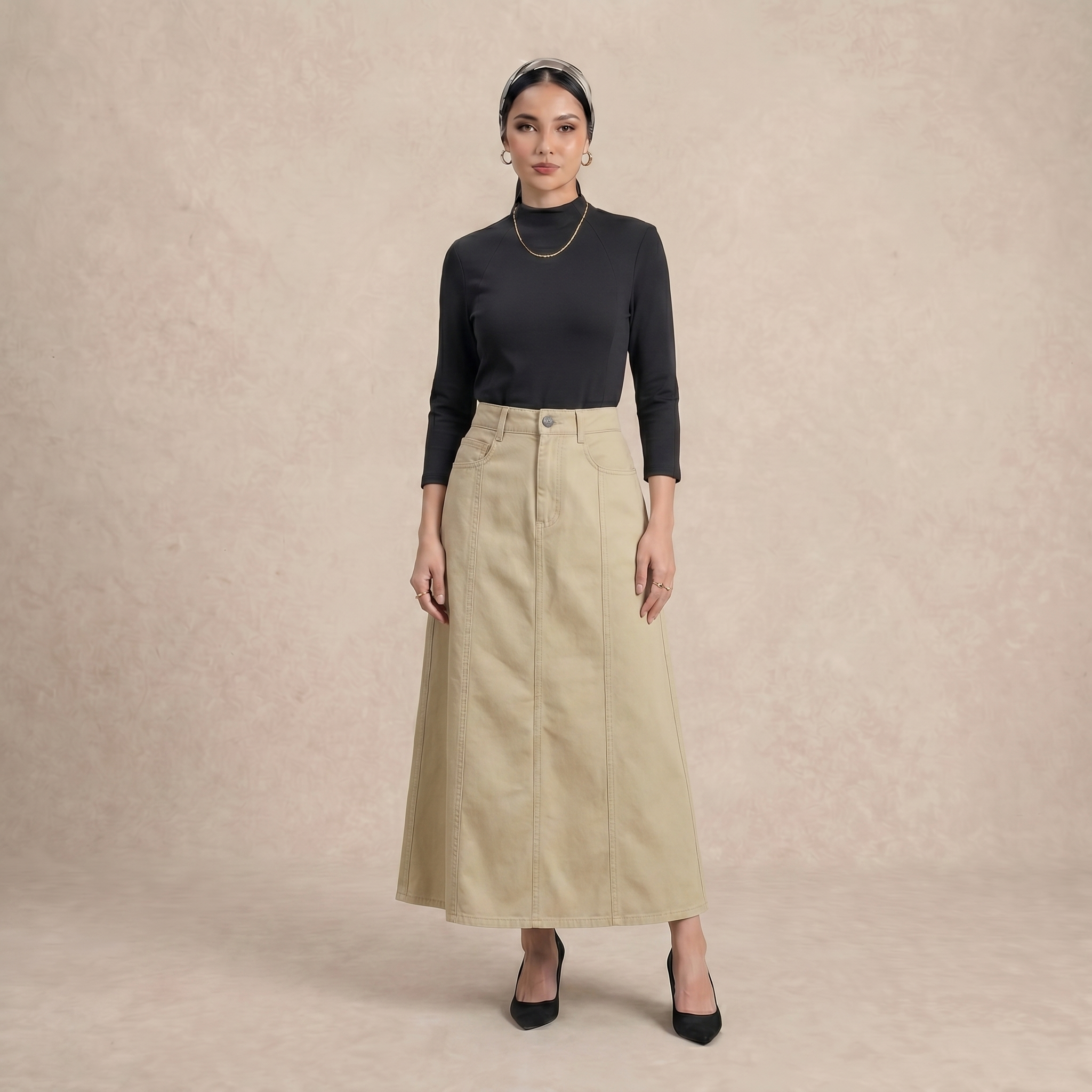A-Line Belt Loop Skirt