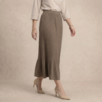 Ladies Smocked Maxi Skirt