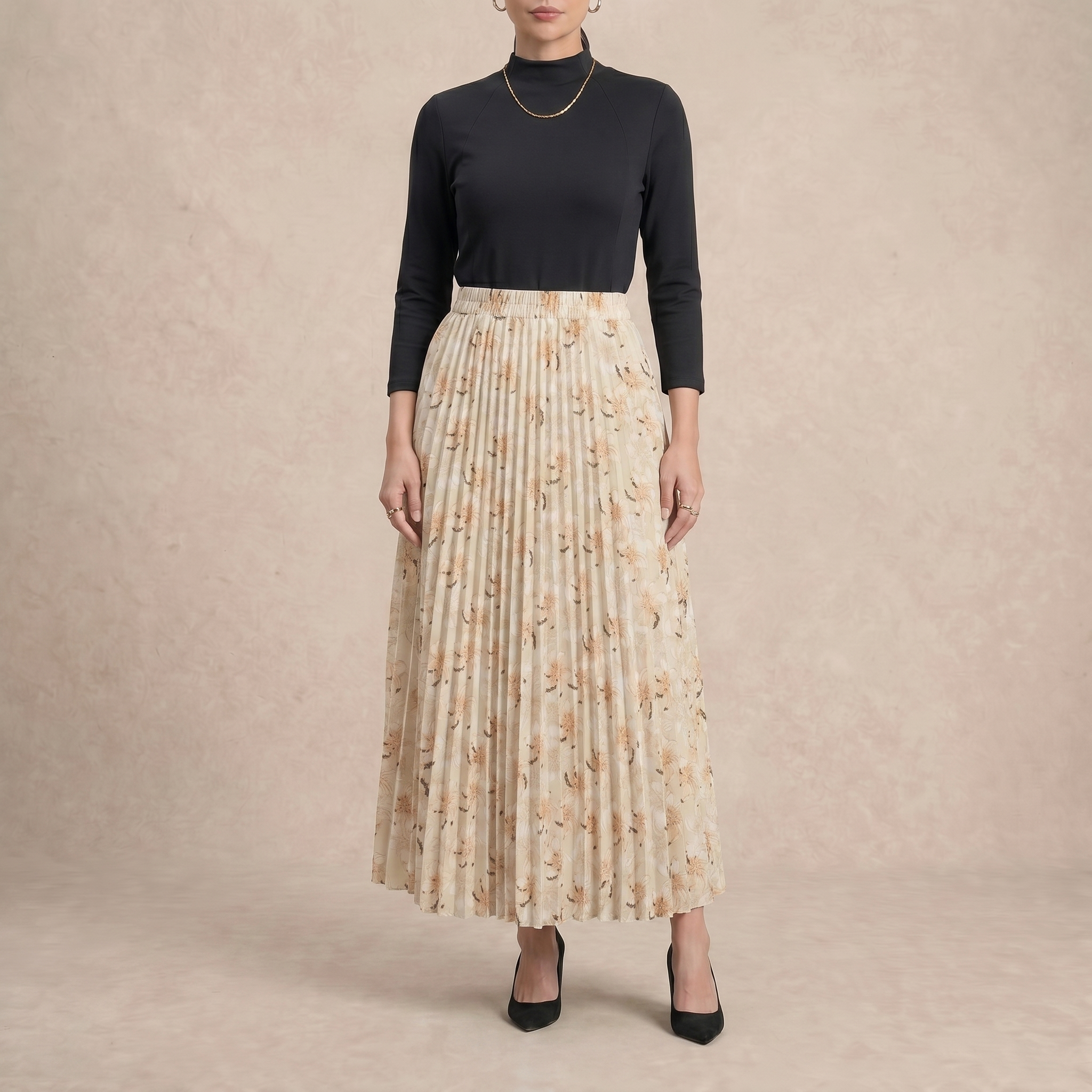 Free Size Pleated Skirts L3