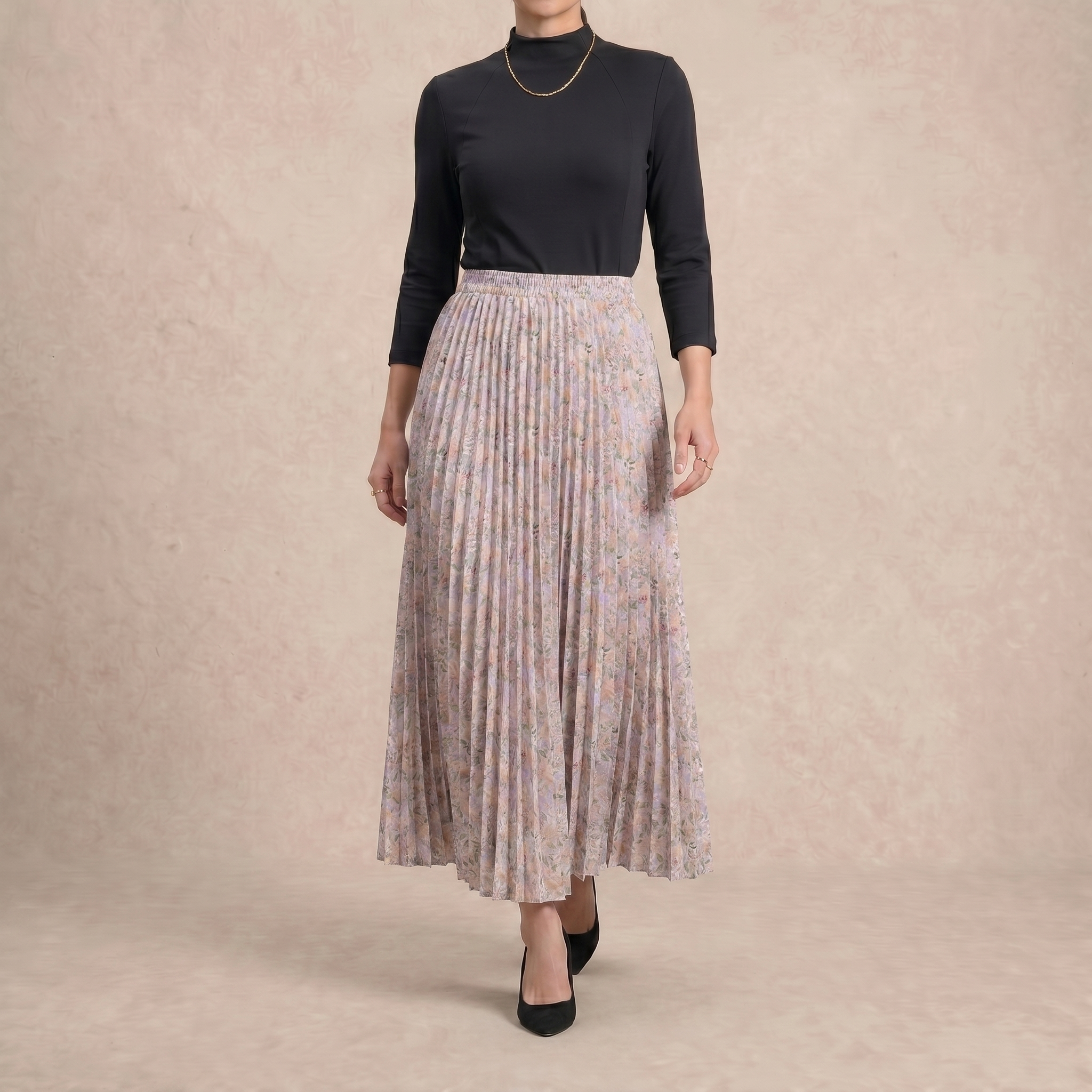 Free Size Pleated Skirts L3