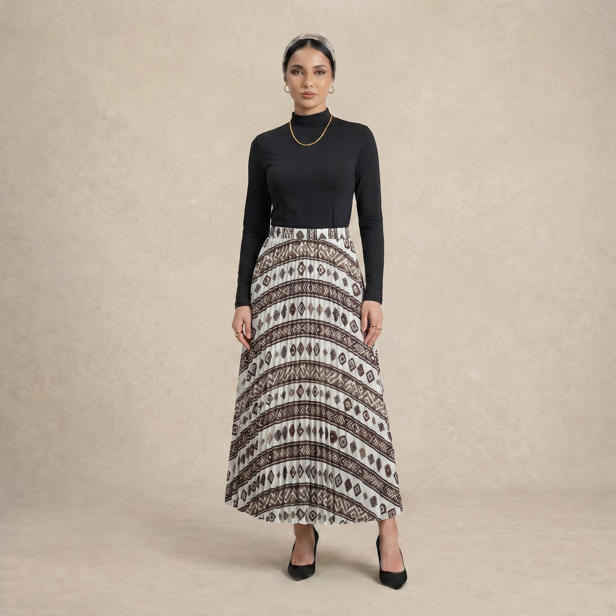 Free Size Pleated Skirts L3