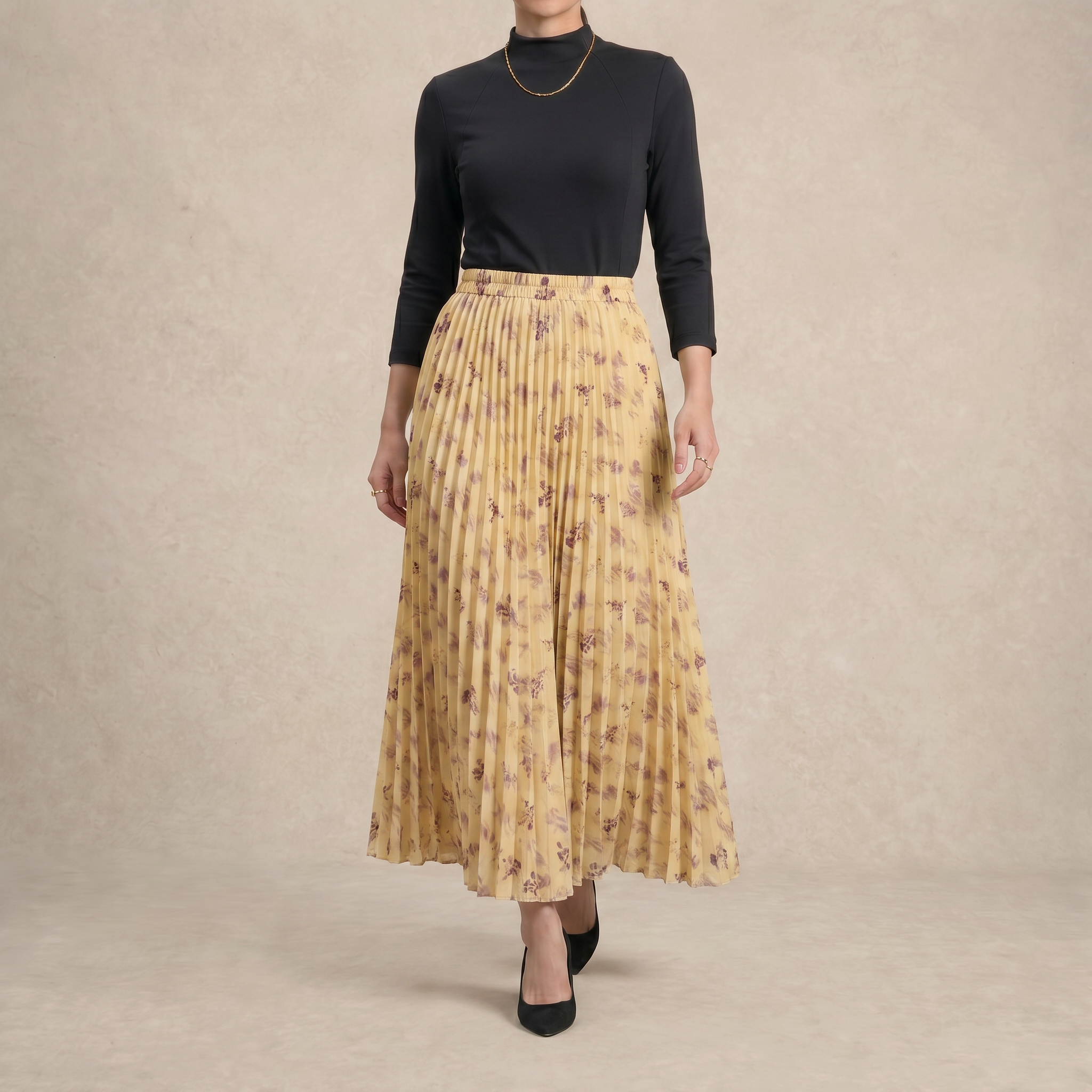 Free Size Pleated Skirts