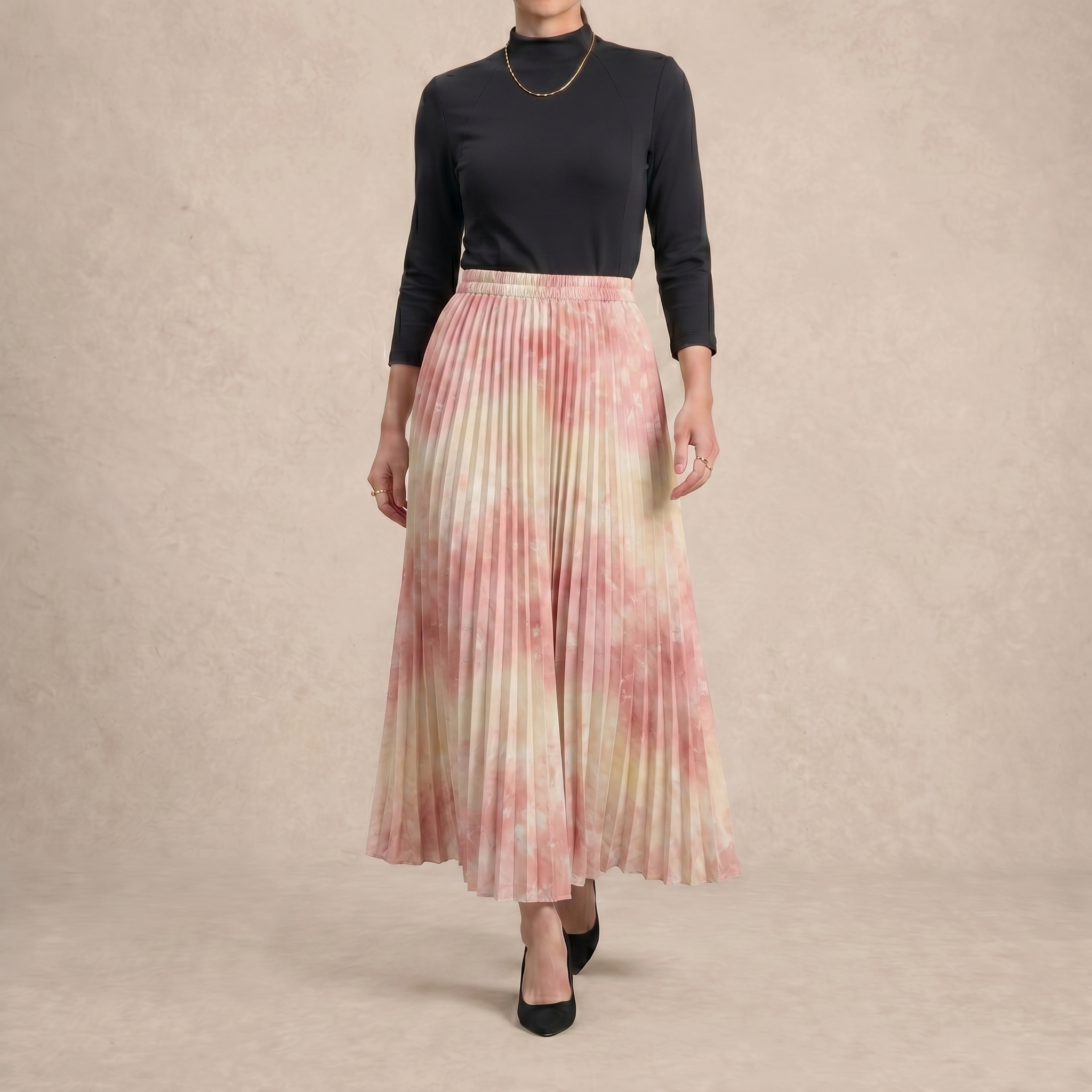 Free Size Pleated Skirts