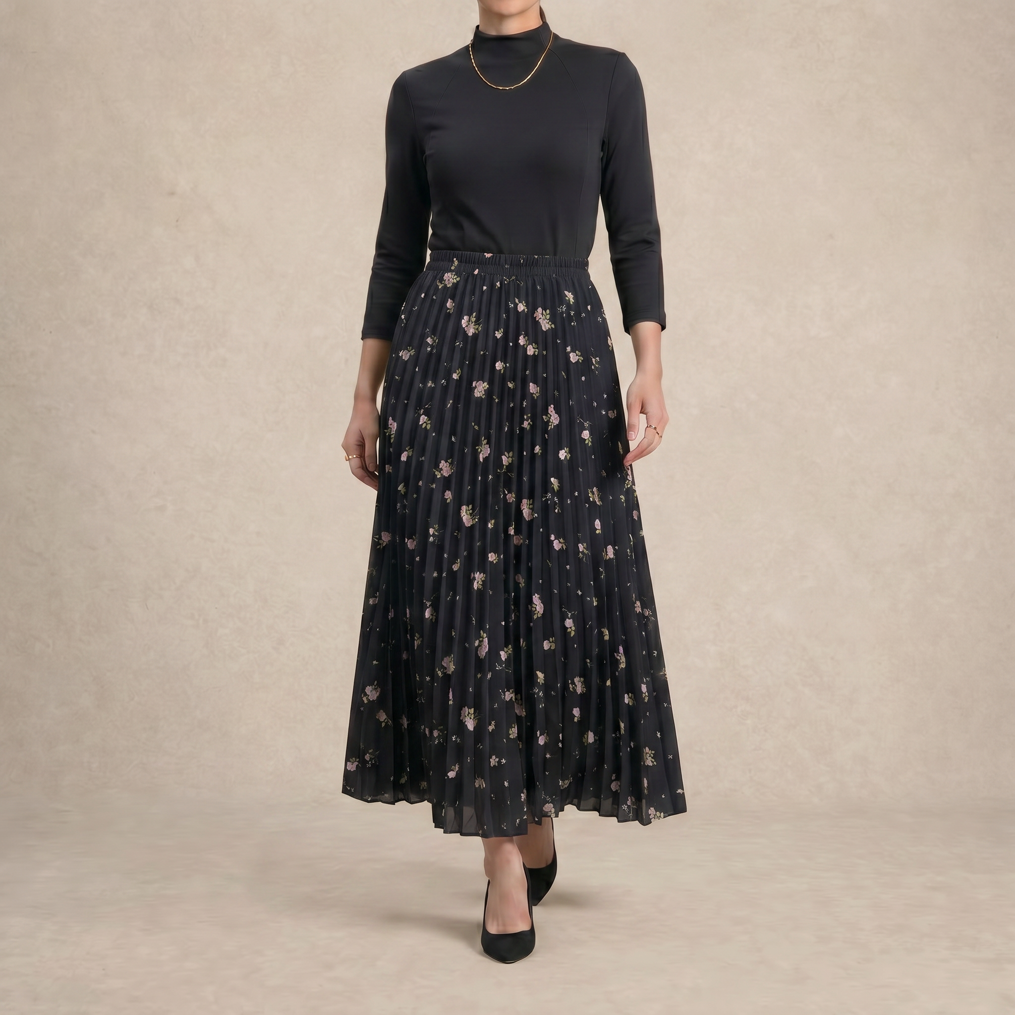 Free Size Pleated Skirts
