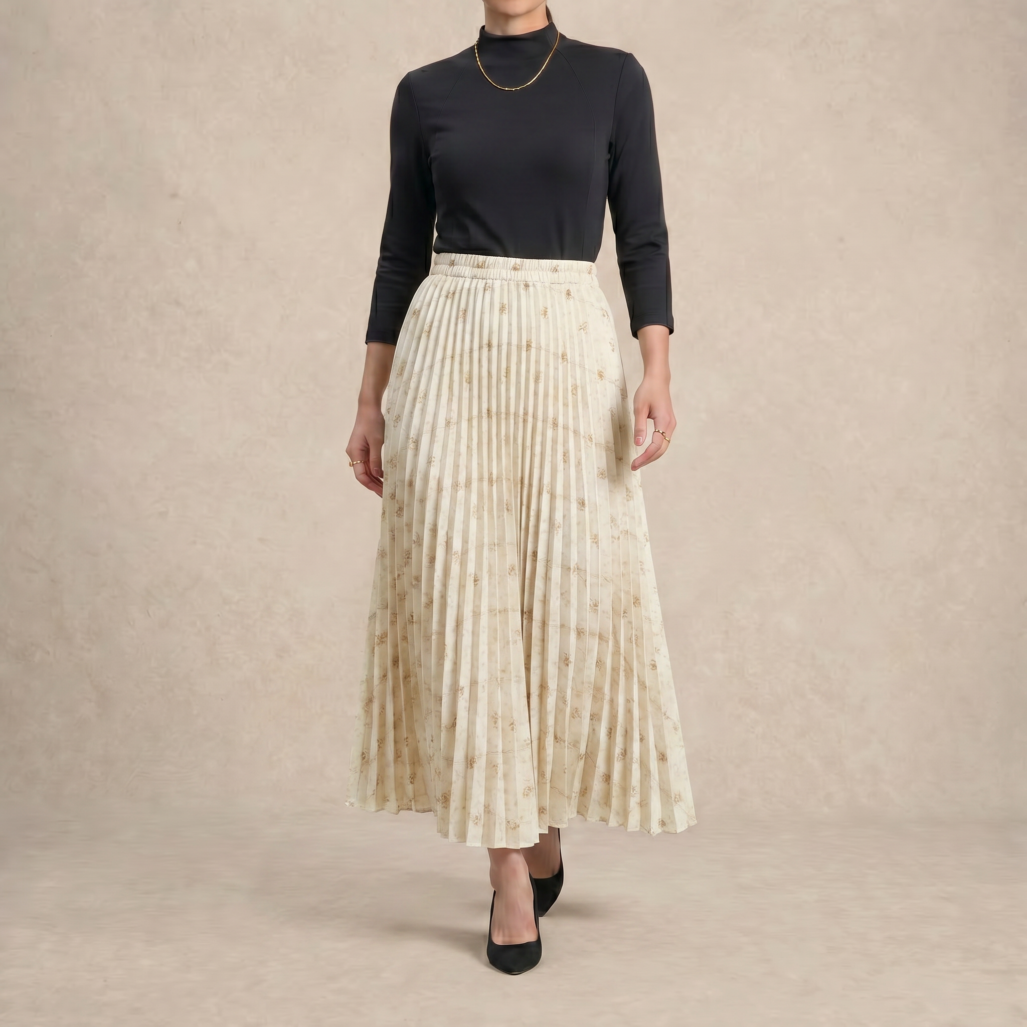 Free Size Pleated Skirts