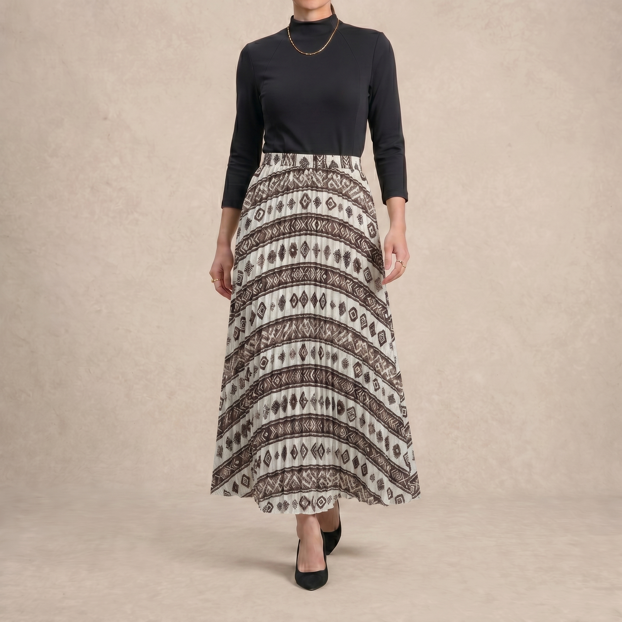 Free Size Pleated Skirts L3