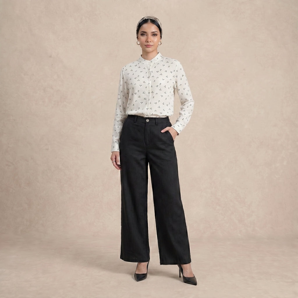 High-Waist Wide Leg Pants