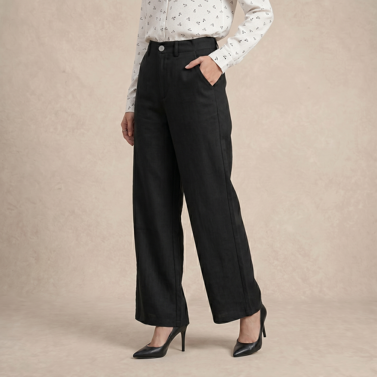 High-Waist Wide Leg Pants